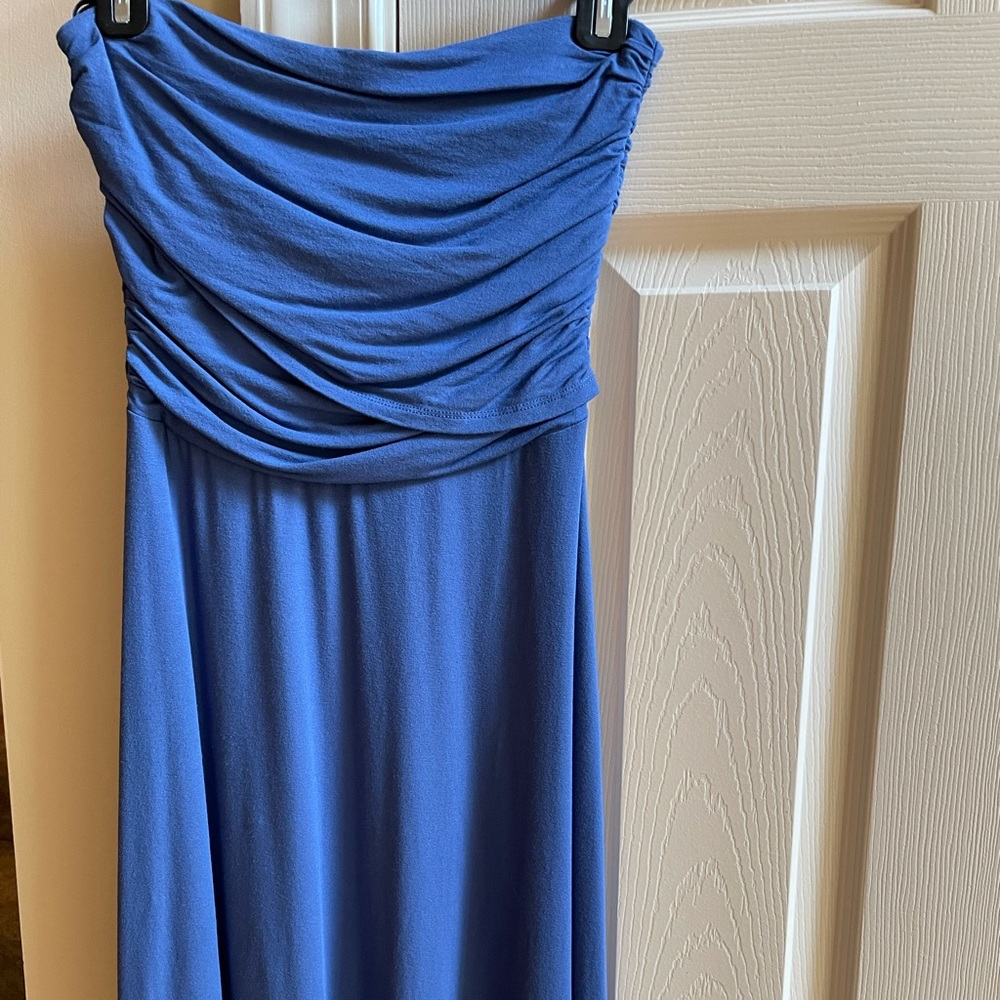 Ann Taylor Blue Dress/Swim Cover Up